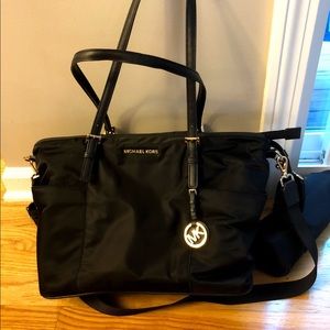 jet set large nylon diaper bag